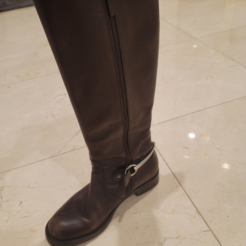 Gucci brown ridding boots for women